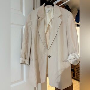 Wilfred cream oversized Blazer